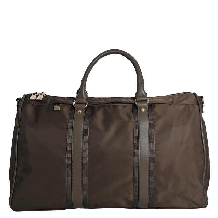 Nylon travel bag with synthetic details GB