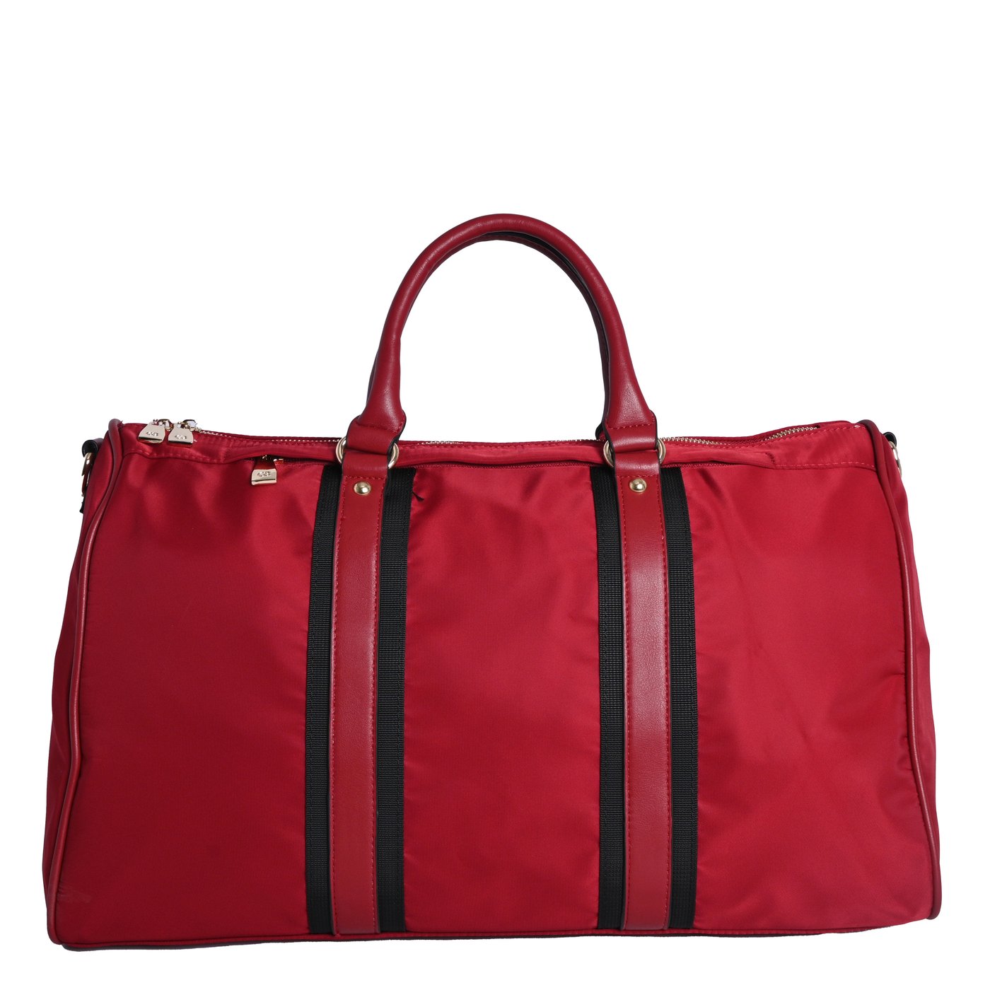 Nylon travel bag with synthetic details GB