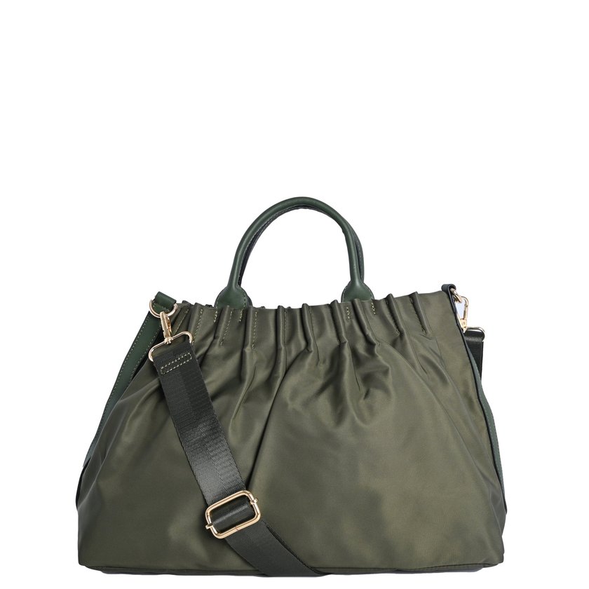 GB Pleated Texture Nylon Suitcase