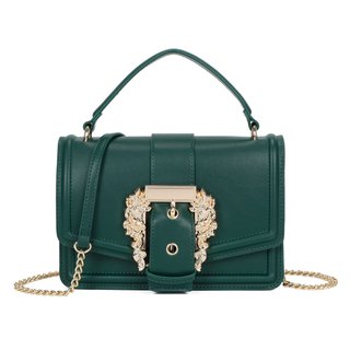 Bolso cuadrado con detalle de cierre de solapa GB