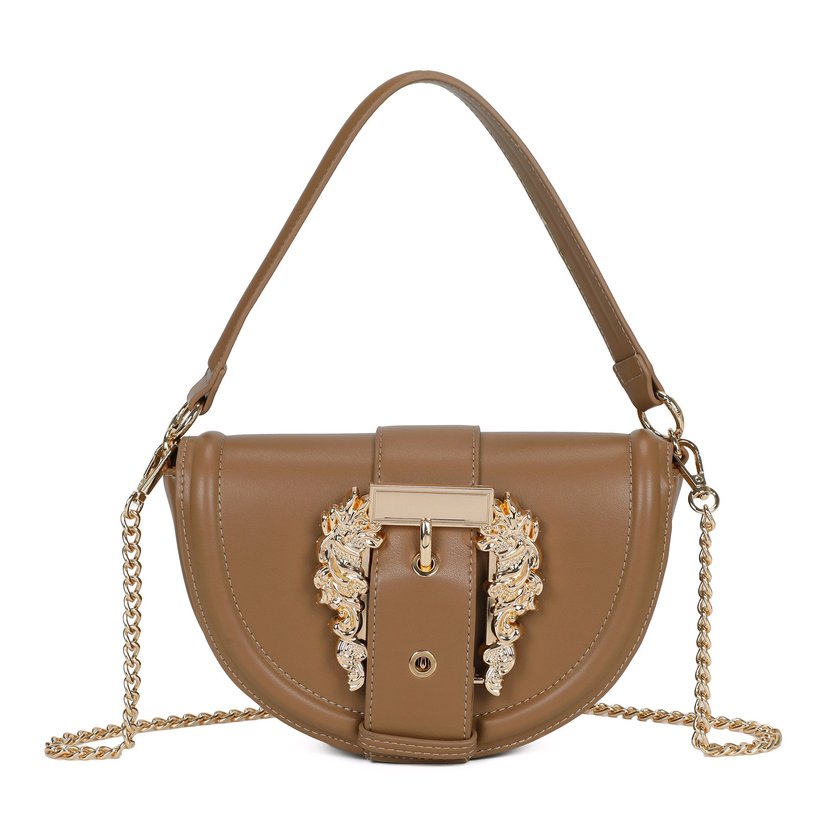 Sac demi-lune avec bandoulière chaîne GB