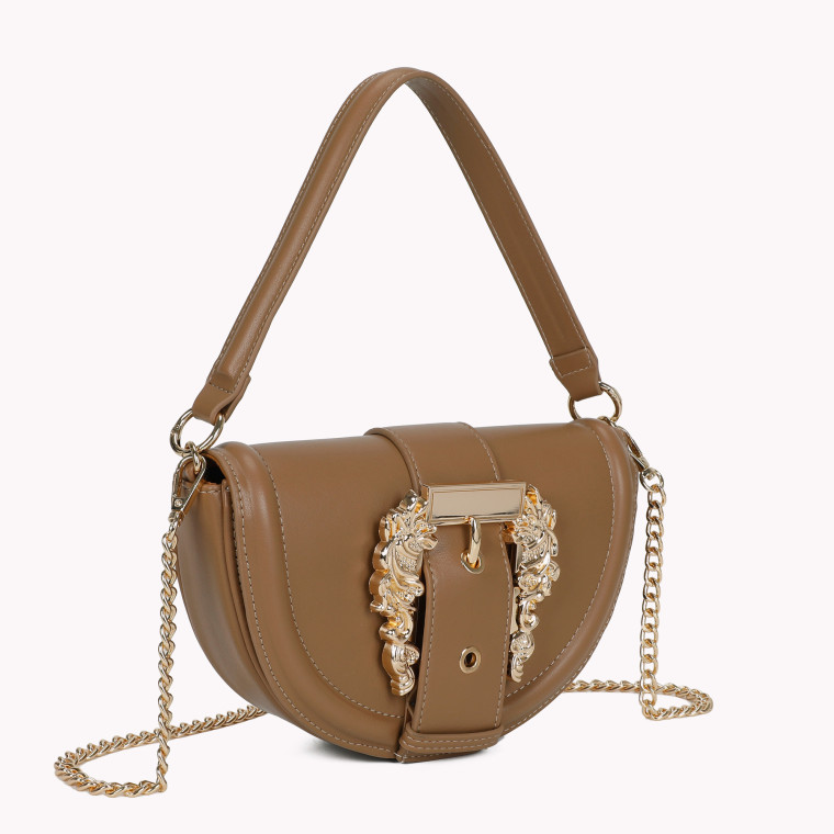 Half moon bag with chain strap GB