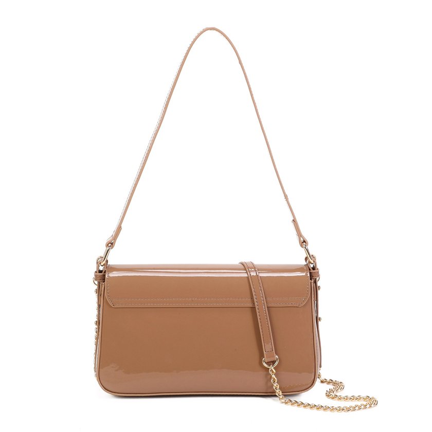 Borsa a tracolla in vernice con chiusura magnetica GB