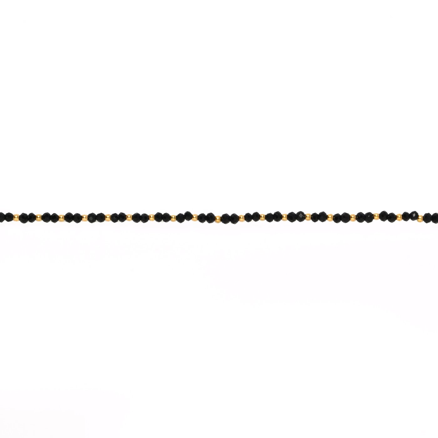 Bracelet en acier pierres dans couleur noir GB