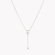 Long necklace with diamond GB