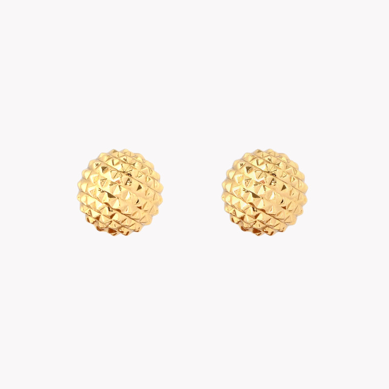 Earrings with textures GB