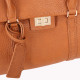 Mala do estilo Satchel com detalhes em pesponto GB