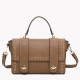 Borsa a tracolla stile satchel con mini borchie dorate GB