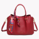 Bolso satchel con divisores y detalle en las asas GB