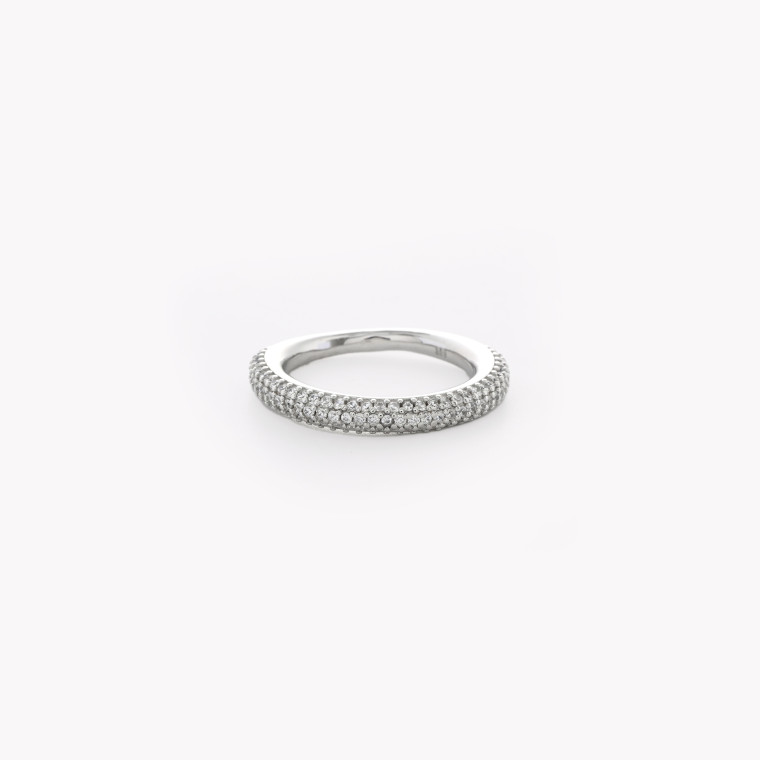 Semi-jewel ring with zirconia GB