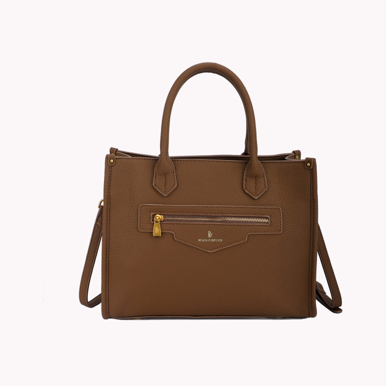 Mala estilo Tote com detalhe fecho exterior GB