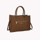 Tote style bag with external zipper detail GB