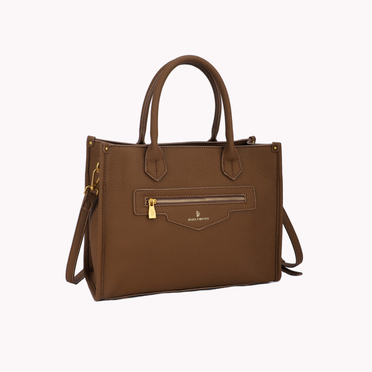 Mala estilo Tote com detalhe fecho exterior GB