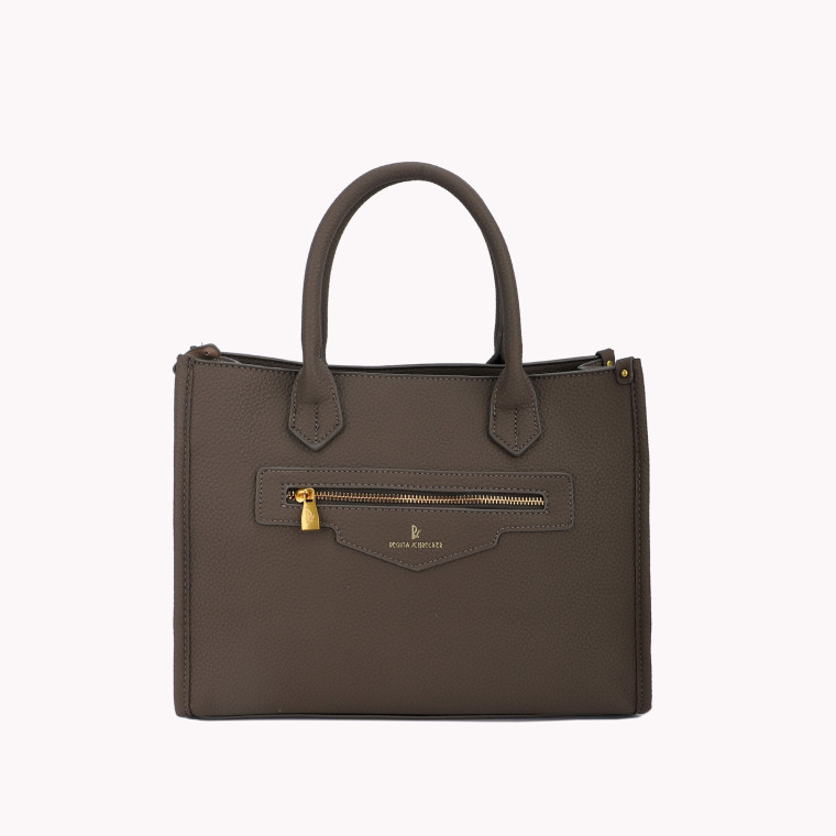 Mala estilo Tote com detalhe fecho exterior GB