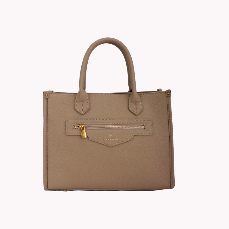 Mala estilo Tote com detalhe fecho exterior GB