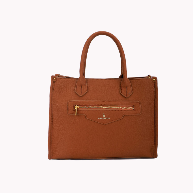 Mala estilo Tote com detalhe fecho exterior GB