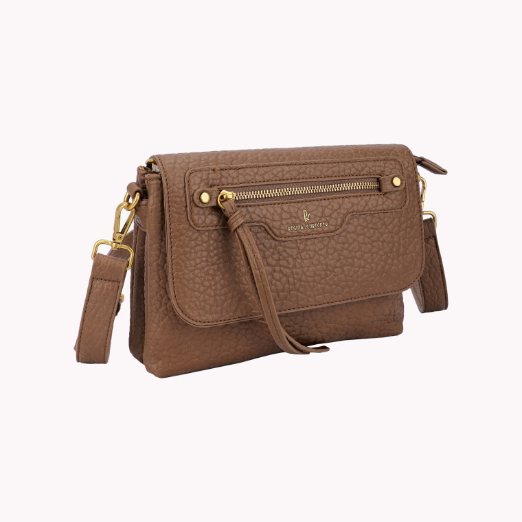 Bolso estilo clutch con cremallera exterior GB