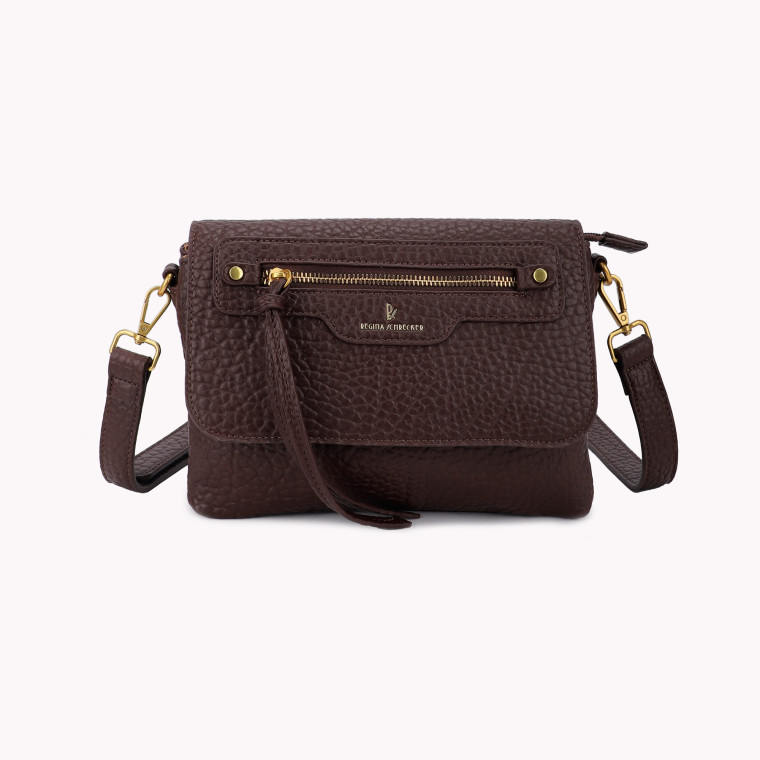 Borsa stile pochette con zip esterna GB