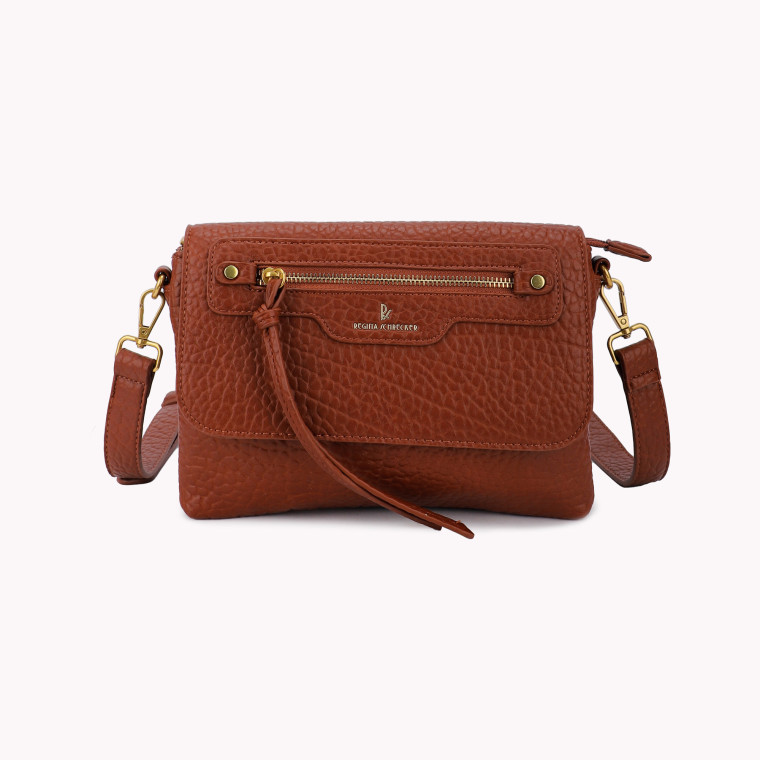 Borsa stile pochette con zip esterna GB