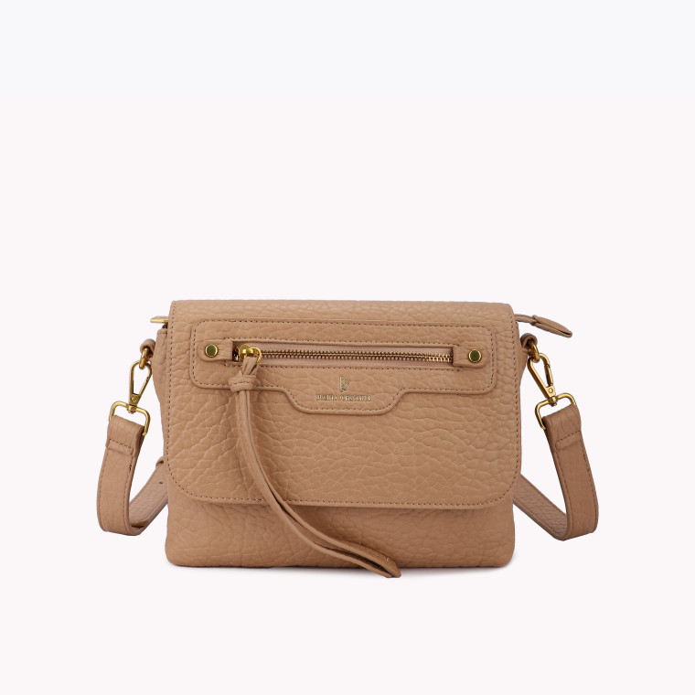 Borsa stile pochette con zip esterna GB