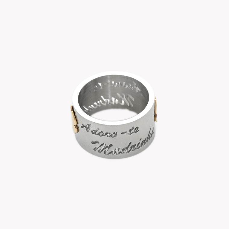 Anillo en acero madrinha GB