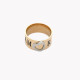 Anillo en acero amor GB