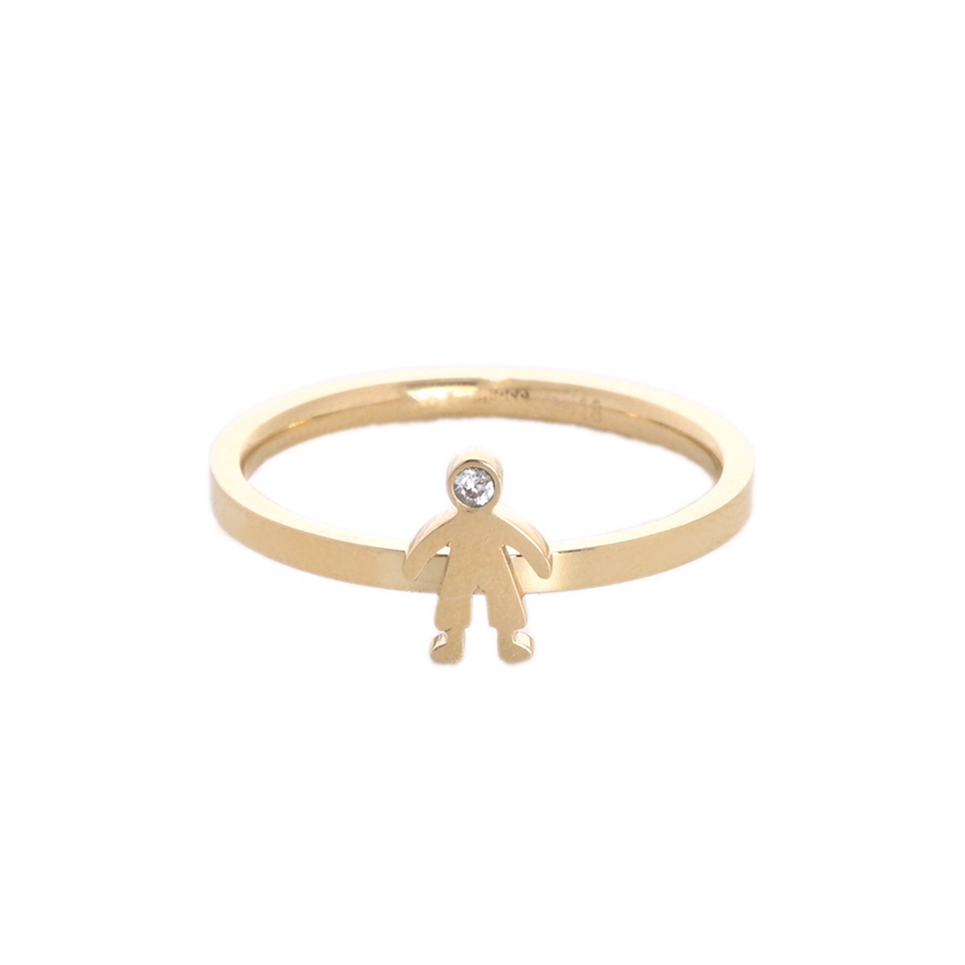 Anillo en acero niño GB