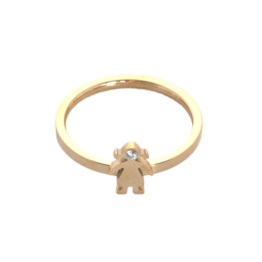 Anillo en acero niño GB