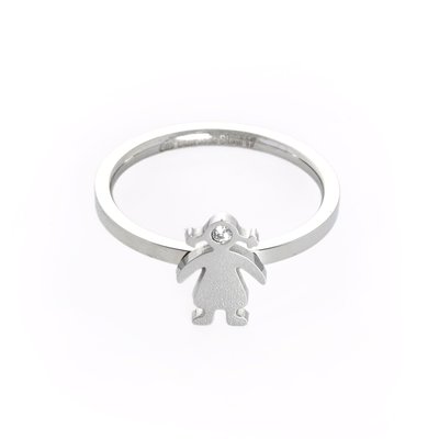 Anillo en acero niño GB