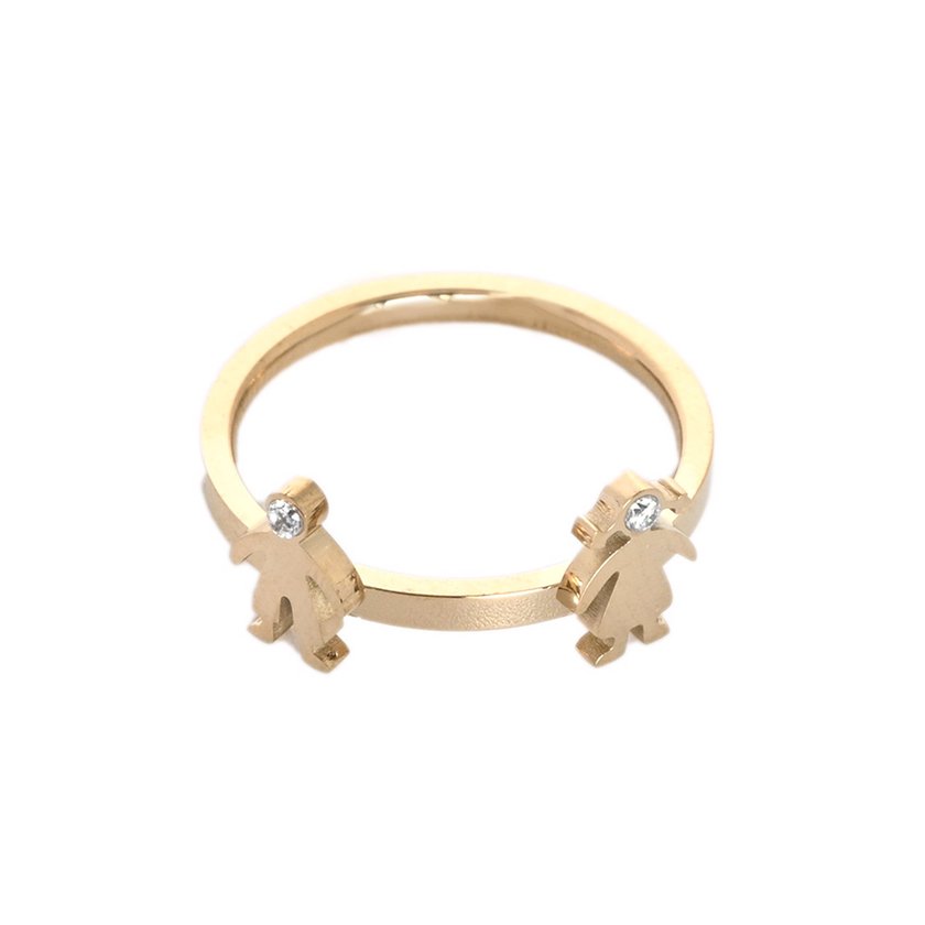 Anillo en acero niño GB