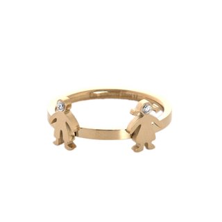 Anillo en acero niño GB