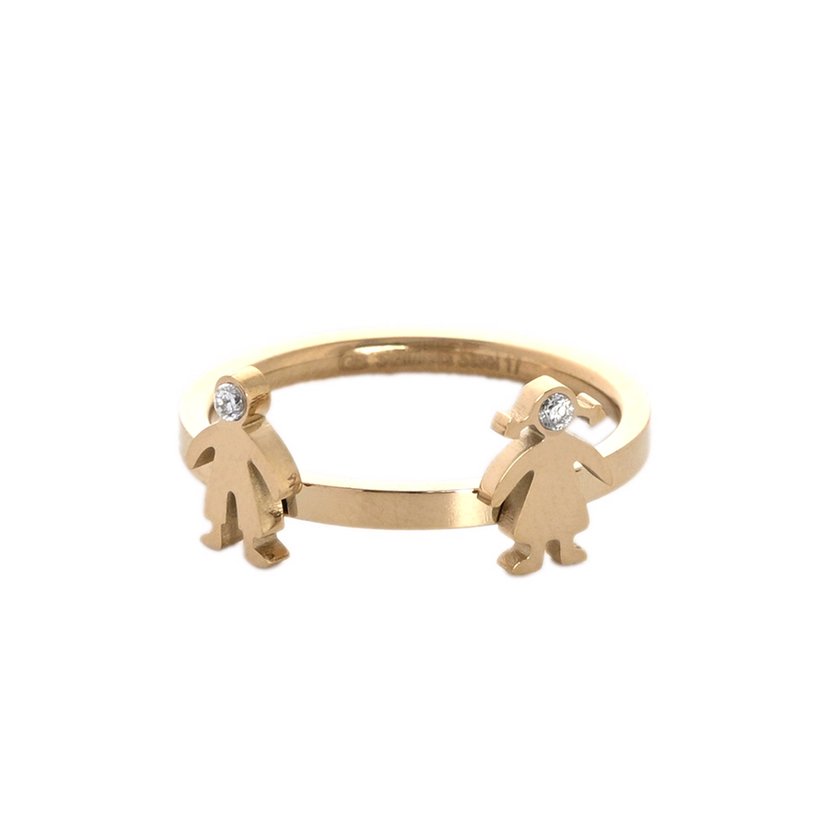 Anillo en acero niño GB