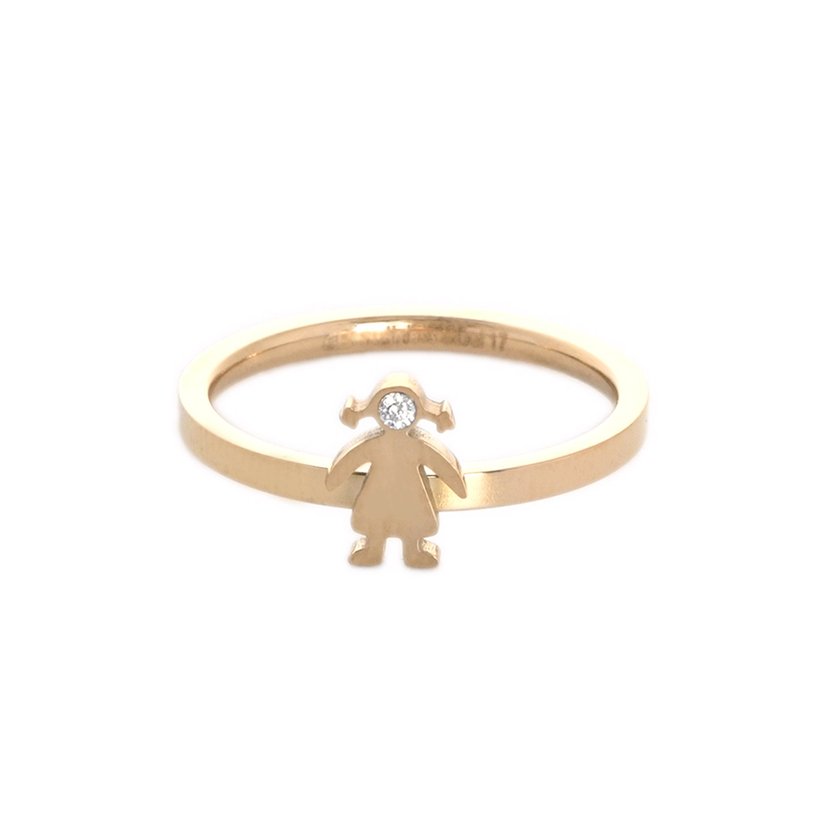 Anello d'acciaio ragazzo GB