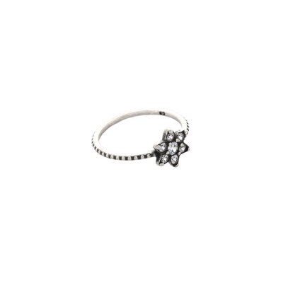 Steel flower ring GB