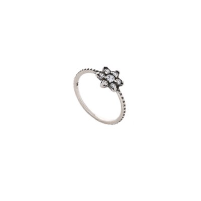 Steel flower ring GB