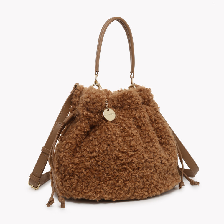 Bolso GB efecto caramelo de lana de oveja