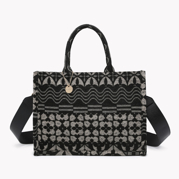 Sac en tissu avec motif style Tote GB