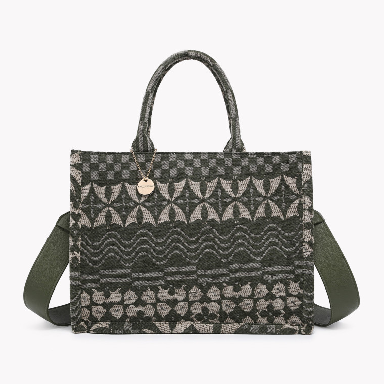 Bolso de tela con estampado estilo Tote GB