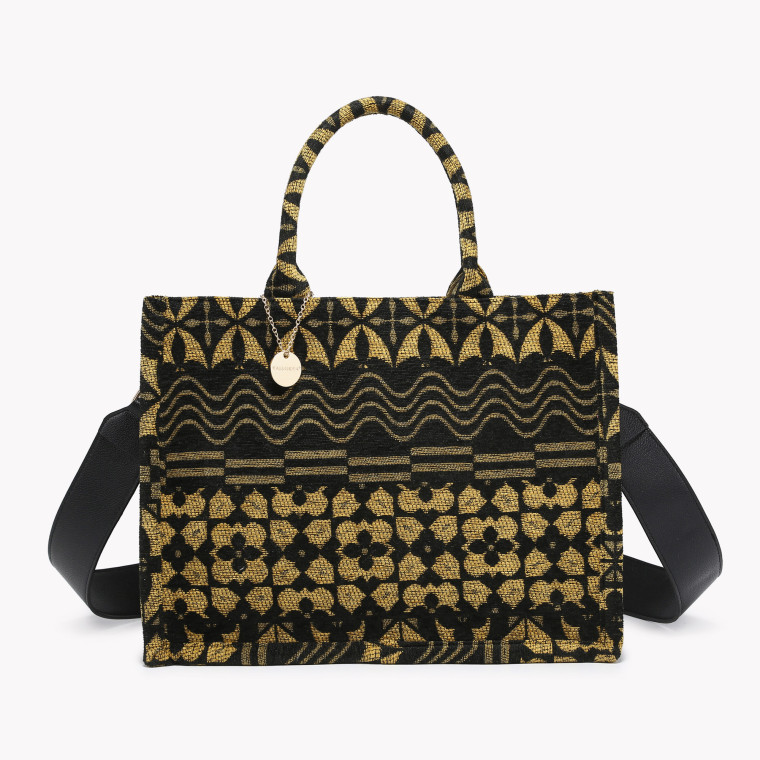 Sac en tissu avec motif style Tote GB