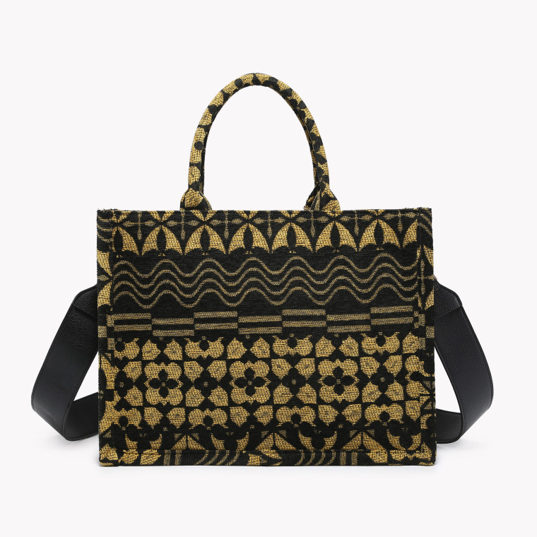 Sac en tissu avec motif style Tote GB