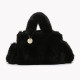 GB fur tote style crossbody bag