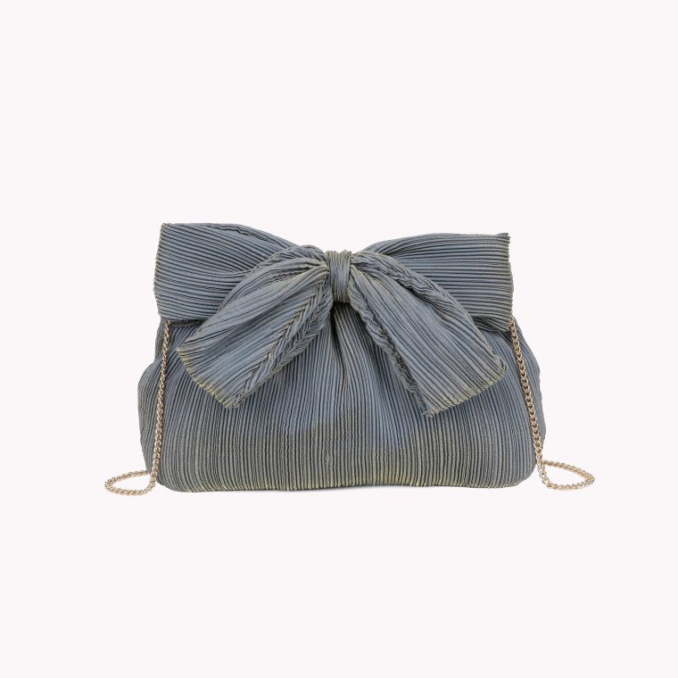 Party bag with texture and bow detail GB