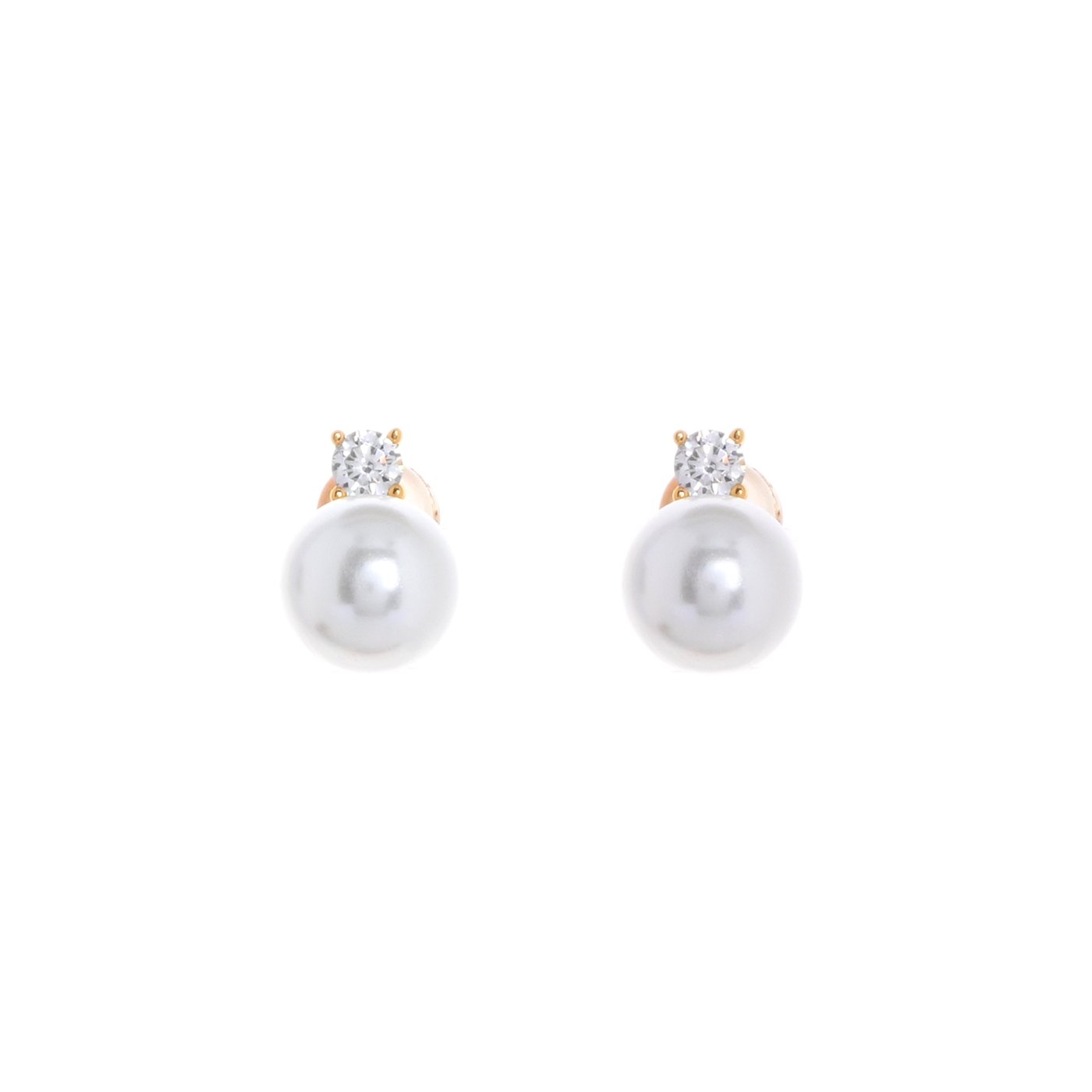 Boucles d\'oreille perle Belove avec brillant