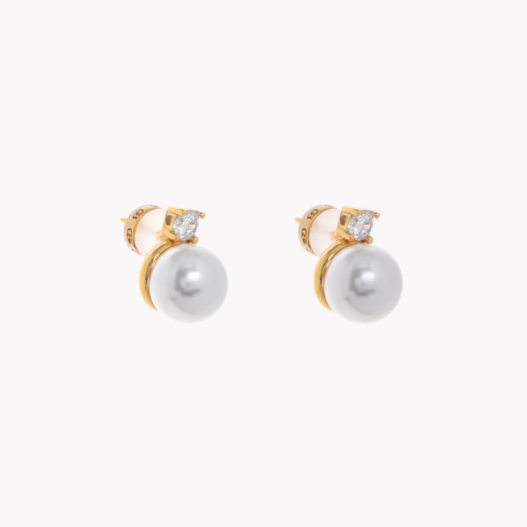 Belove pearl earring with diamond GB