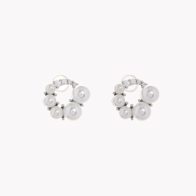 Boucles d&#039;oreilles cascade nacrées Belove GB