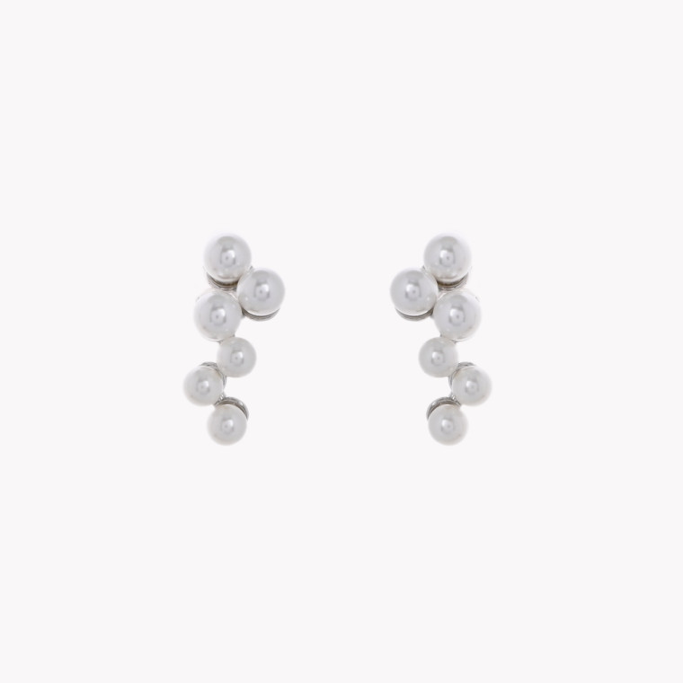 Belove pearls in line earrings GB 