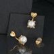 Belove pearl heart earrings GB