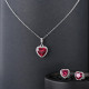 Collana S925 cuore zirconia GB