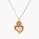 Encantos Portugal blue heart necklace