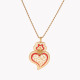 Encantos Portugal red heart necklace